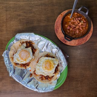 Huevos & Chorizo Tacos