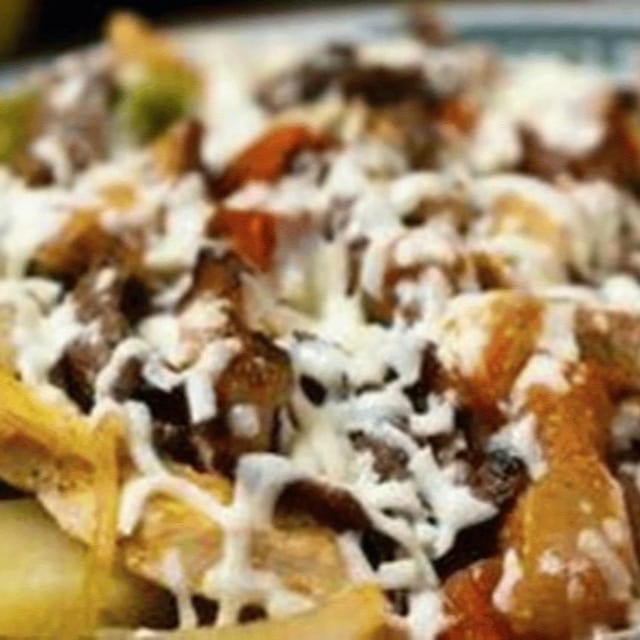 Mucho Fajita Nachos.